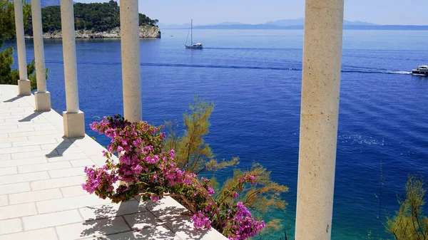 Deniz kıyısının güzel manzarası