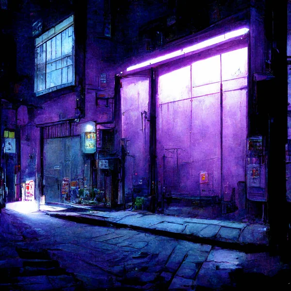 New York şehrinin gece manzarası, ABD