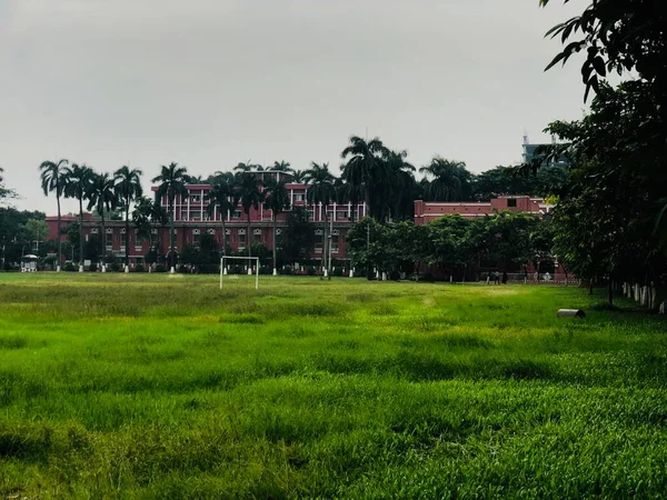 Chuva Clima Rajshahi Govt Faculdade — Fotografia de Stock