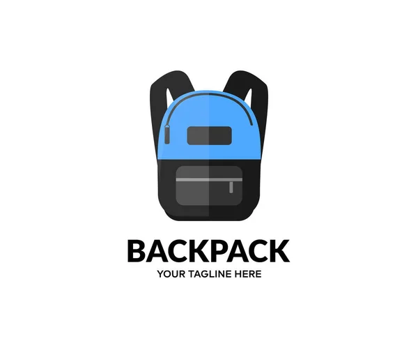 Σακίδιο Πλάτης Τουριστικό Σακίδιο Σχολική Σακίδιο Εκπαιδευτικό Λογότυπο Schoolbag Εικονίδιο — Διανυσματικό Αρχείο