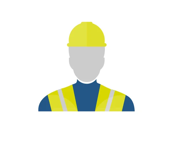 Industrial Engineer Hard Hats Work Heavy Industry Manufacturing Factory Logo — 스톡 벡터