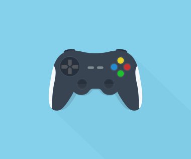 Video game controller, gamepad logo design. Joystick, headset, mobile joystick, console for video game vector design and illustration.