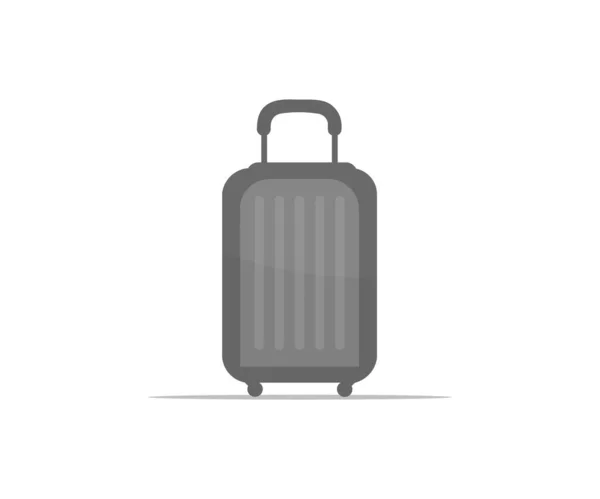 Luggage Bag Suitcases Minimal Style Vacation Concept Logo Design Vacation — Stockový vektor