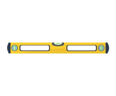 Spirit level, level and measure, bubble level tool logo design. Building tool for floor, wall, ceiling or other surfaces level precision vector design and illustration. clipart