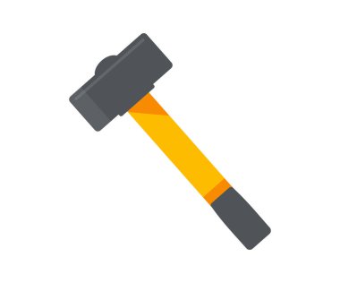 House repair hammer,  simple shape, for graphic design of logo, emblem, symbol, sign, badge, label, stamp logo design. Hammer simple silhouette vector design and illustration.