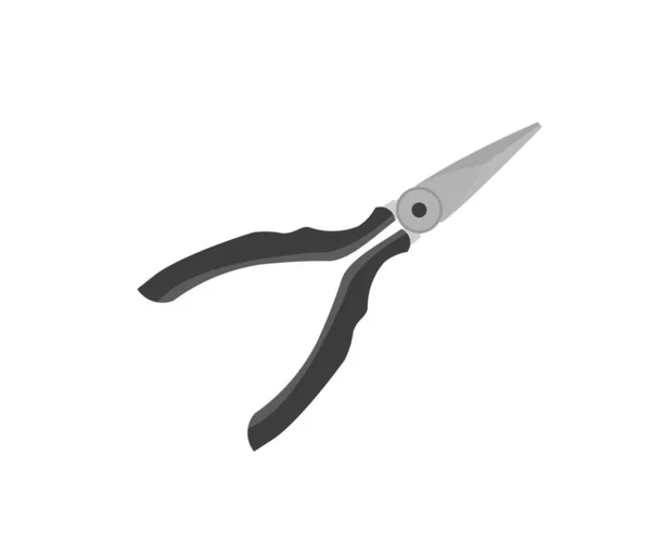 Construction Pliers Instrument Pliers Hand Tools Logo Design Simple Shape — Image vectorielle