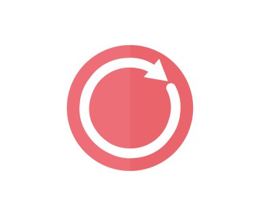 Yeniden başlatma konsepti. Teknoloji yeniden başlatılıyor. Teknik logo tasarımı. Sembol vektör tasarımı ve illüstrasyonunu yeniden başlat, yenile, yeniden başlat.