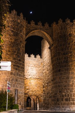 Ortaçağ şehir kapısı, Avila, İspanya şehri