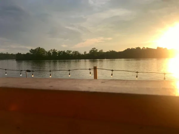 View Lake Sunset — Stock Photo, Image