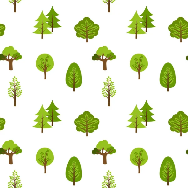 ağaç desensiz arkaplan vektör çizimi