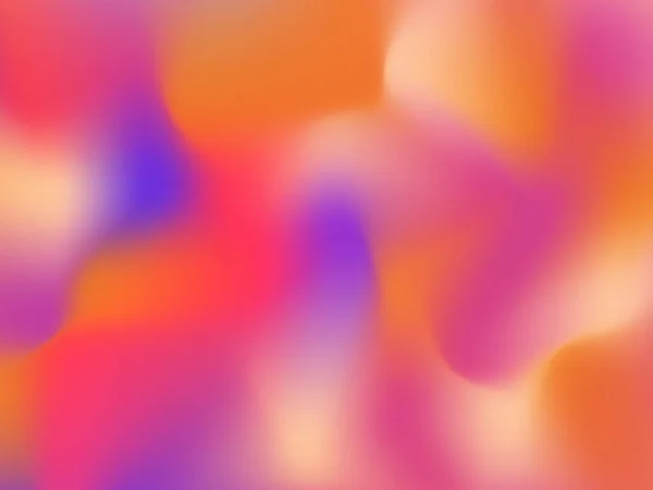 抽象的な色波の背景 オレンジ ピンク 黄色の背景のカラフルな ベクターイラスト — ストックベクタ