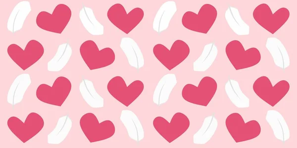 Heart Background Valentine Day Love — Stock Vector