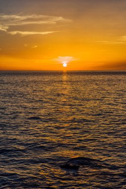 Puerto de Mogan 'da günbatımı