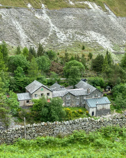 Glenridding, Cumbria, United Kingdom - 19th June 2021: The Helvellyn youth hostel run by the YHA offers dorm beds and private rooms — Stock Photo, Image