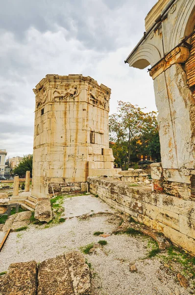 Ágora Romana Atenas Grécia Antigo Monumento Popular — Fotografia de Stock