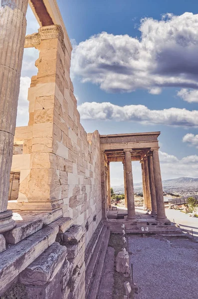 Акрополисы Афин Греция Парфеноном — стоковое фото