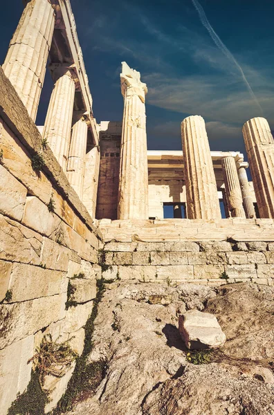 Акрополисы Афин Греция Парфеноном — стоковое фото