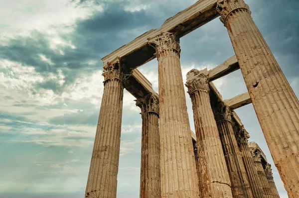 Temple of Olympian Zeus, Athens, Greece — стоковое фото