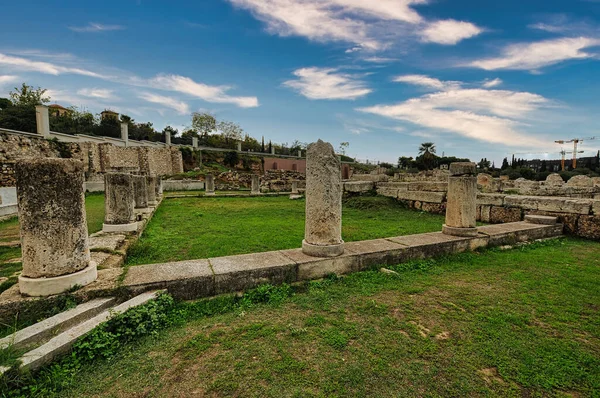 O sítio arqueológico de Kerameikos em Atenas, Grécia — Fotografia de Stock