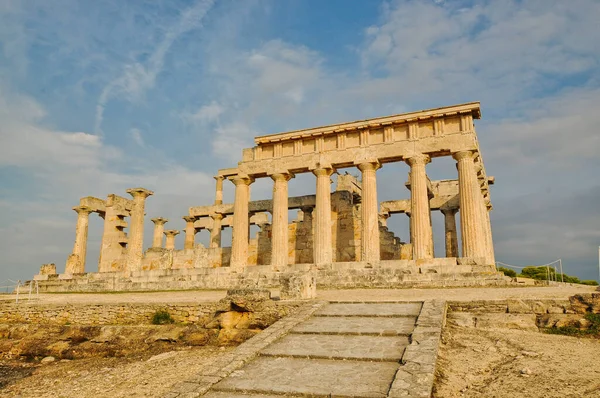 Храм Афеи, во святилище Афеи, остров Эгина, Греция — стоковое фото