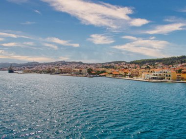 Kefalonia adasındaki deniz manzarası