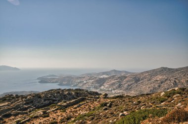 Yunanistan 'ın Ios adasında Chora