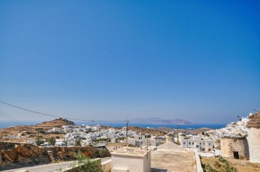 Yunanistan 'ın Ios adasında Chora