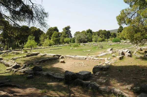 Abaton Epidaurus ve svatyni v Řecku — Stock fotografie