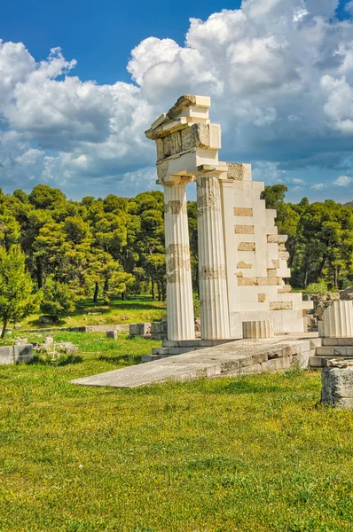 Abaton d'Épidaure au sanctuaire en Grèce — Photo