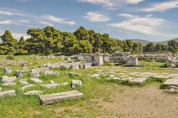 Abaton of Epidaurus at the sanctuary in Greece — Stock Photo, Image