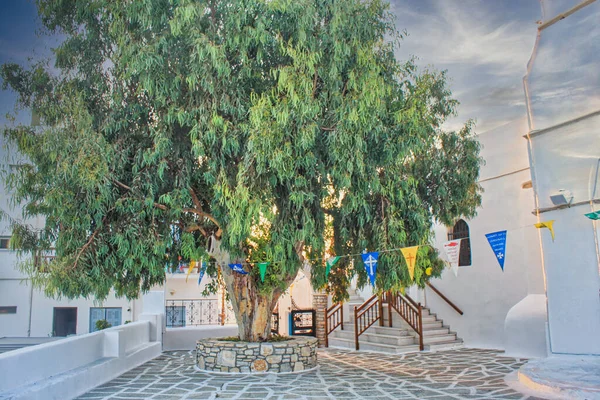 Tradiční kostel v Naxos Řecko — Stock fotografie