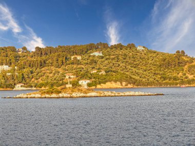 Yunanistan 'ın sporades adasındaki güzel Skiathos adası