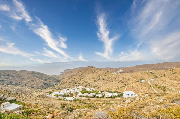 Pnoramic View Panagia Village Serifos Island Greece — Stock Photo, Image