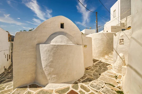 Traditional Cycladic Architecture Village Kastro Castro Sikinos Island Cyclades Greece — Stock Photo, Image