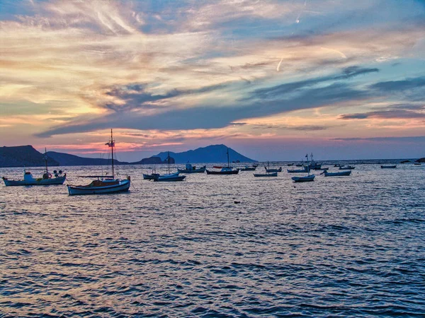 Malerischer Meerblick Vom Griechischen Fischerdorf Klima Auf Der Insel Milos — Stockfoto