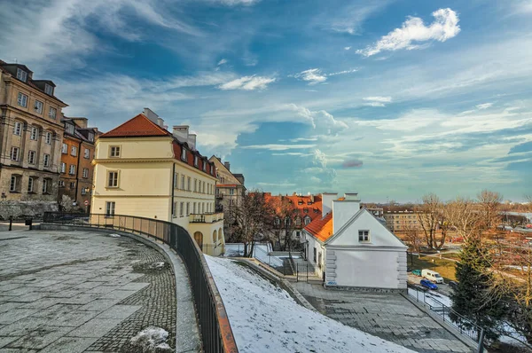폴란드의 바르샤바 시에는 역사와 역사적 건물들이 — 스톡 사진