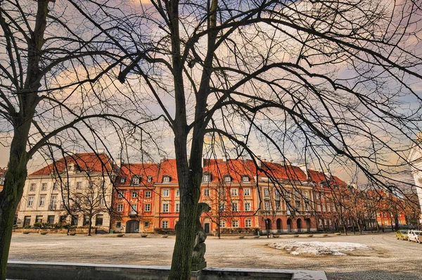 Warsaw Warszawa City Poland Rich History Historical Buildings — Stock Photo, Image