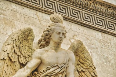 Arc de triomphe etoile, Paris 'in Fransa' daki ünlü anıtı, tarihi cazibe