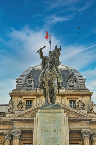Famous city of Paris in France, rich in history and full of wonderful attractions and monuments, Ecole militaire in Paris
