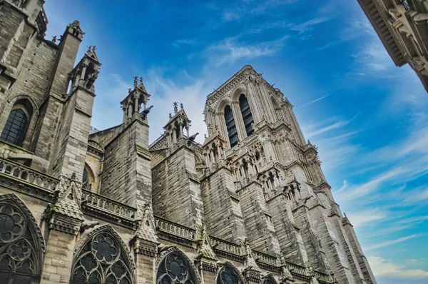 Cathédrale Notre Dame Célèbre Ville Paris France Riche Histoire Riche — Photo