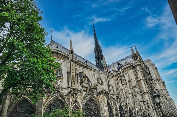 Cathédrale Notre Dame Célèbre Ville Paris France Riche Histoire Riche — Photo