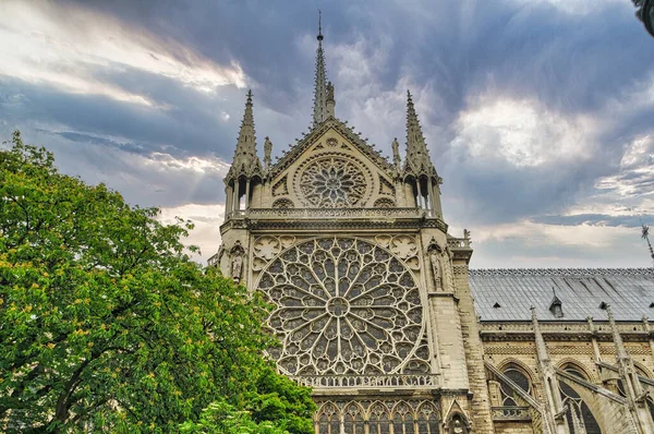 Cathédrale Notre Dame Célèbre Ville Paris France Riche Histoire Riche — Photo