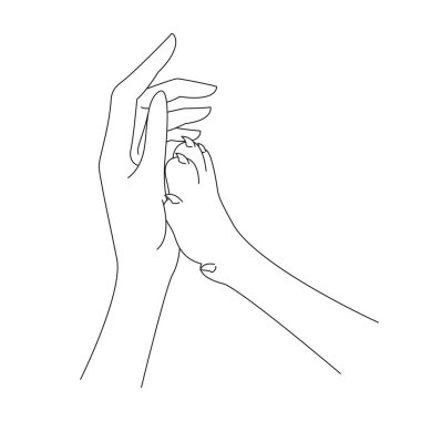 İnsan ve köpek arasındaki arkadaşlık. El pençe. Vektör. Dövme için kullanılabilir. 