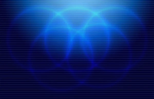 グローで抽象的な青の背景 光の反射 輝く円 — ストックベクタ