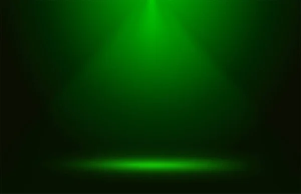 Zelené Svislé Pozadí Rozptýlené Světlo Shora Dolů Světlice Vysmívejte Pro — Stockový vektor