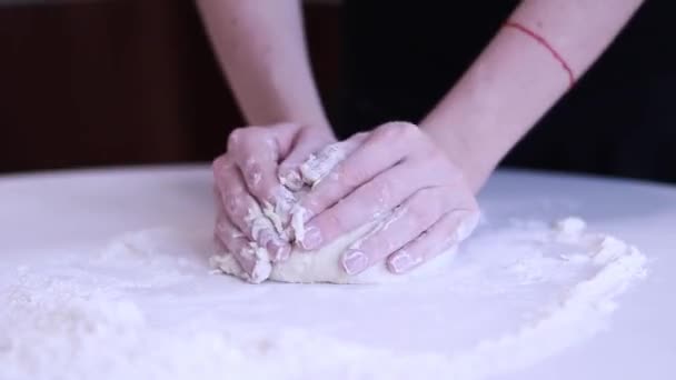 Preparing Dough Baking — Stock Video