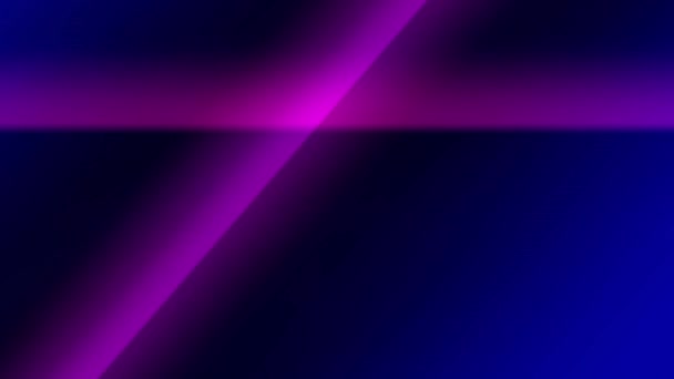 Purple Blue Smooth Stripes Abstract Minimal Geometric Motion Background Blurred — Stock Video