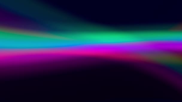 輝く明るい色の線の抽象的な背景 ぼやけた背景 — ストック動画