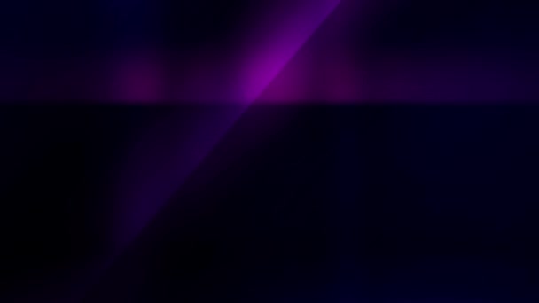 紫と青の滑らかなストライプ抽象最小幾何学的な動きの背景 背景がぼやけている ガラス越しの絶景 — ストック動画