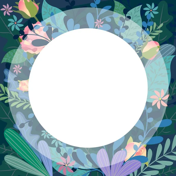 Metin için çiçek arkaplanı. Sosyal medya paylaşımları, mobil uygulamalar, kartlar, davetiyeler, afişler tasarımı ve İnternet reklamları için elverişli